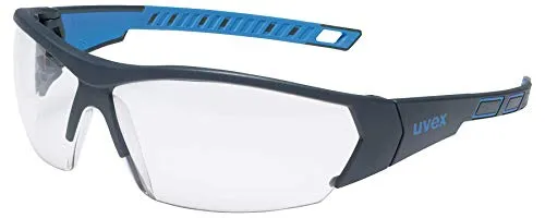 Uvex I-Works Supravision Excellence RT Schutzbrille - Transparent/Anthrazit-Blau