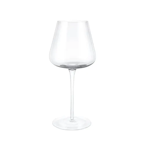 blomus Weinglas -BELO- 2er-Set aus mundgeblasenem Glas - Designer Rotweingläser aus hochwertigem, mundgeblasenem Glas mit 600 ml Volumen, spülmaschinengeeignet und perfekt für elegante Anlässe.