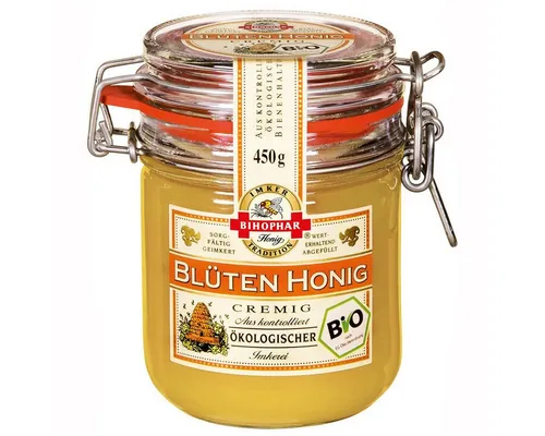 Bihophar Blütenhonig Cremig 450g