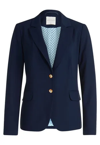 Betty Barclay Jackenblazer blau 42 - Business-Mode, eleganter Jackenblazer in dunkelblau, ideal für stilvolle Auftritte im Büro, aus hochwertigem Material für optimalen Tragekomfort.