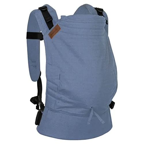 Hoppediz Babytrage Buckle - Ergonomische Fullbuckle für Neugeborene - Babytragen für Neugeborene (3,5 - 20 kg) mit ergonomischen Trägern und optimaler Anpassung. Sicherheit nach internationalen Normen garantiert höchsten Komfort und Schutz.