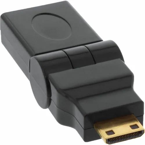 InLine® HDMI™ Adapter HDMI™ A Buchse zu Mini HDMI™ C Stecker schwarz