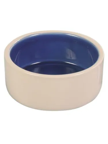 Trixie Bowl ceramic 2.3 l/ø 22 cm cream/blue