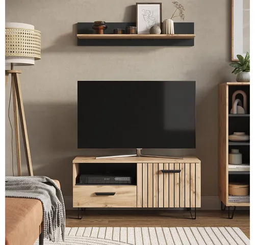 Vicco Lowboard Amber, Braun von Vicco