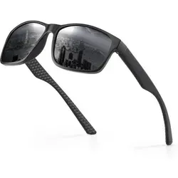 Occhsouo Polarisierte Sonnenbrille UV400 für Herren und Damen - Moderne Sonnenbrille mit polarisierten TAC-Gläsern für klare Sicht und 99% UV-Schutz. Leichtes Design für optimalen Tragekomfort beim Sport und Alltag.