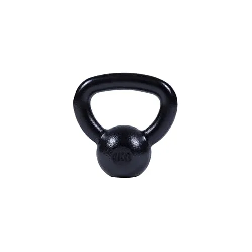 GORILLA SPORTS® Kettlebell - 2 bis 32 kg Gewichte, Einzeln/Set, Gusseisen, Bodenschonend, Silber oder Schwarz - Kugelhantel, Schwunghantel, Kugelgewicht, Rundgewicht, Krafttraining