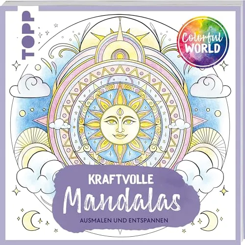 Colorful World - Kraftvolle Mandalas: Ausmalen & entspannen (Colorful World (Ausmalbücher))