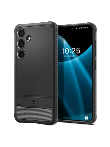 Spigen Rugged Armor - matte black - Samsung Galaxy S24