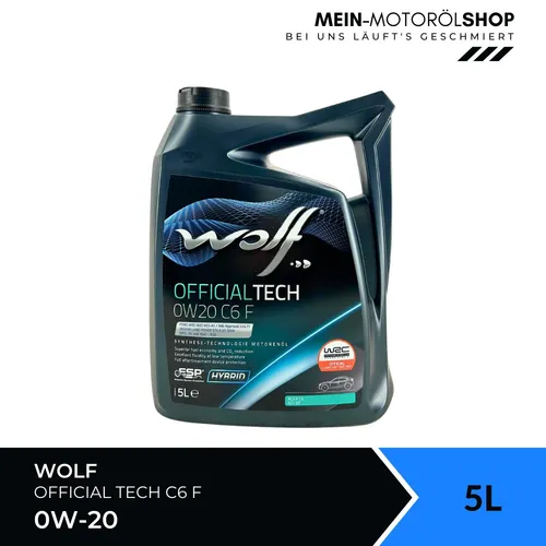 Wolf OfficialTech 0W-20 C6 F