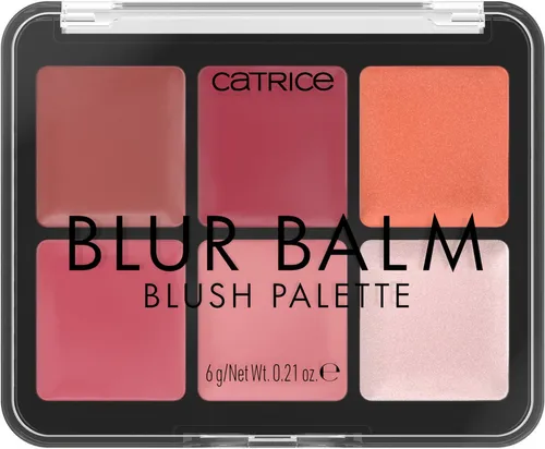 Catrice Rouge-Palette Blur Balm Blush Palette, Perfekt für zarte Akzente oder kräftige Farbmomente