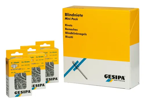 Gesipa Mini-Pack PolyGrip Alu / Niro 3,2 x 11 mm - 1464834 (100 Stück)