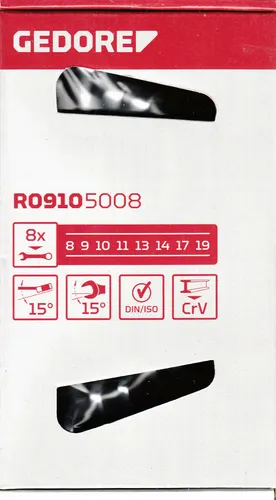 Gedore RED Ring-Maulschlüssel 07-29mm von GEDORE