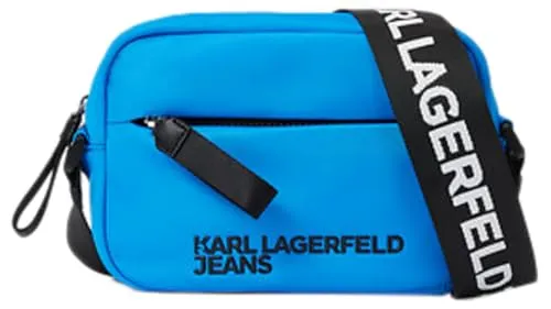 Karl Lagerfeld Jeans, Damen, Essential Nylon Crossbody, Blau, One size
