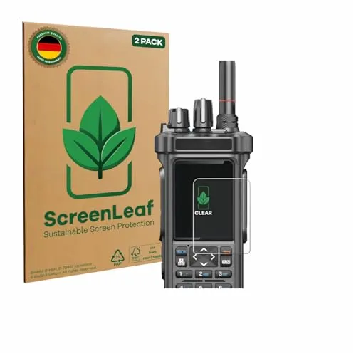 ScreenLeaf 2 Stück Schutzfolie für Radtel RT-950 Pro [nachhaltiger Displayschutz, Folie, transparent, kratzfest]