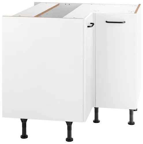OPTIFIT Eckunterschrank Elga mit Soft-Close-Funktion, höhenverstellbaren Füße, Breite 90x90 cm