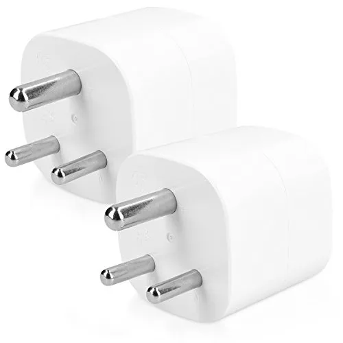 2x Adapter für Südafrika und Indien zu EU Adapter