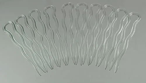 Einfache, schlichte Haarnadeln in weiß von BUCO