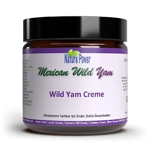 Produktbild Mexican Wild Yam Creme | Das Original | Zur Anwendung auf der Haut | von NATURE POWER | 100 ml Creme | gentechnikfrei und vegan