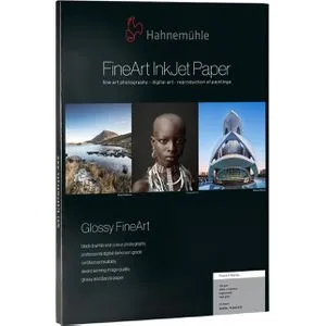 Hahnemühle Inkjet-Papier Baryta FineArt A3, 325 g/m² - Premium Druckpapier für Inkjetdrucker, einseitig hochglänzend, ideal für brillante Farbwiedergabe und detailreiche Fotos. Museumsqualität für höchste Alterungsbeständigkeit.