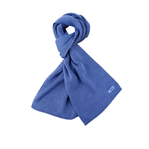 Kama Schal aus Merinowolle-Mischung S22 - Blau 170x22 cm - Eleganter Strickschal aus hochwertiger Merinowolle-Mischung für stilvolle Winterlooks. Ideal für vielseitige Outfits und langlebige Qualität. Maße: 170x22 cm, Farbe: Blau.