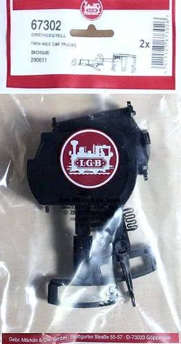 LGB 67302 Spur G - Drehgestell 2 Stück ( 1 Paar )  NEU und OVP