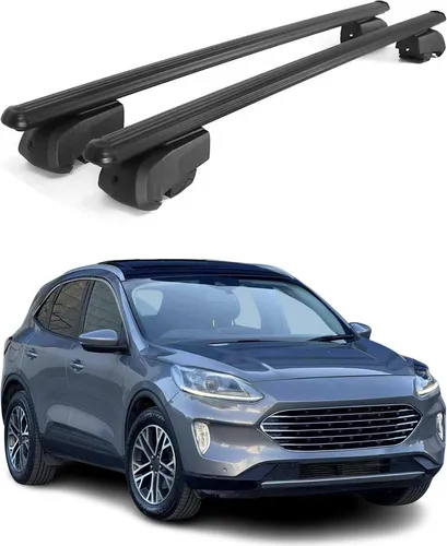OMAC Dachträger Gepäckträger für Ford Kuga 2019-2025 - Dachgepäckträger aus hochwertigem Aluminium, leicht und abnehmbar. Ideal für Outdoor-Abenteuer, kompatibel mit verschiedenen Trägersystemen und bietet wasserdichten Schutz für Ihre Ausrüstung.