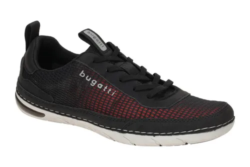 bugatti Herren Schnürer 321 ASG04 - Schwarz, Größe 44 - Herren-Schnürhalbschuhe mit modernem Design, ideal für den Alltag und bequem für stundenlangen Tragekomfort.
