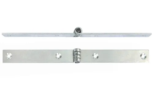 2x Scharniere 20 x 100 Möbelscharniere Kistenbänder Möbelband Silber Verzinkt