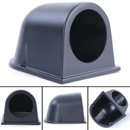 Aufbau Armaturenbrett Halterung für 1 Zusatzinstrument 52mm Schwarz Matt