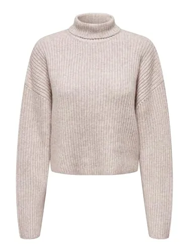 ONLY Female Strickpullover ONLMELANIE2025 - Pullover für Damen, normal geschnitten und aus einer hochwertigen Materialmischung für optimalen Tragekomfort.