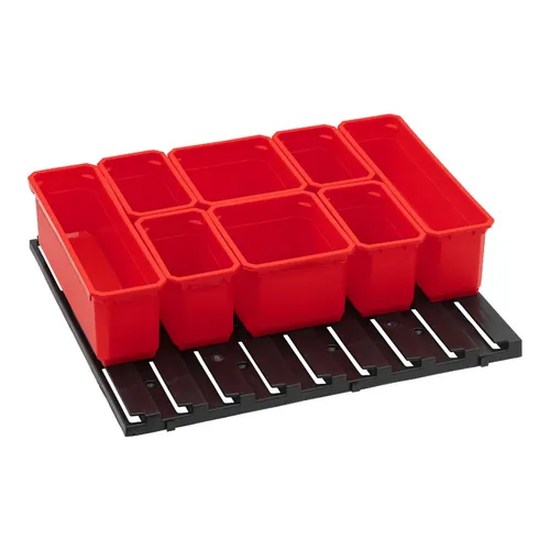 Toolbrothers RHINO Container Set Nr. 7 für RHINO L Organizer Höhe XL - Regalsysteme, robustes Kunststoff-Set für optimale Werkstattorganisation und maximale Flexibilität.