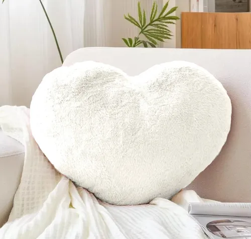 VewoTex Heizkissen Lavendel - Herzkissen für Mikrowelle - Heizkissen in charmantem Herzdesign mit Lavendelduft, ideal für entspannende Wärme und gezielte Schmerzlinderung. Mikrowellengeeignet, flauschig und waschbar.