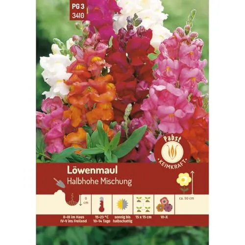 Pabst Keimkraft - Löwenmaul Halbhohe Mischung Samen - 173410