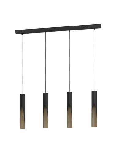 EGLO BARBOTTO LONG TABLE 4L GU10 Schwarz - Elegante Deckenleuchte mit IP65-Schutz, ideal für Innen- und Außenbereiche. Die robuste Konstruktion sorgt für einfache Montage und zuverlässige Nutzung. Perfekt für stilvolle Beleuchtung!