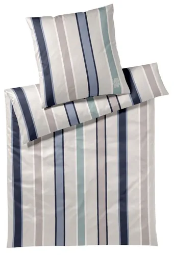 Joop! Bettwäsche BANKS 4124-02 ocean - 155x220cm + 80x80cm - Exklusive Joop! Bettwäsche BANKS 4124-02 ocean aus hochwertigem Comfort-Satin. Langlebige Farben und Qualität machen Ihr Schlafzimmer zum Highlight. Waschbar bis 60°C, trocknergeeignet und mit praktischem Reißverschluss.