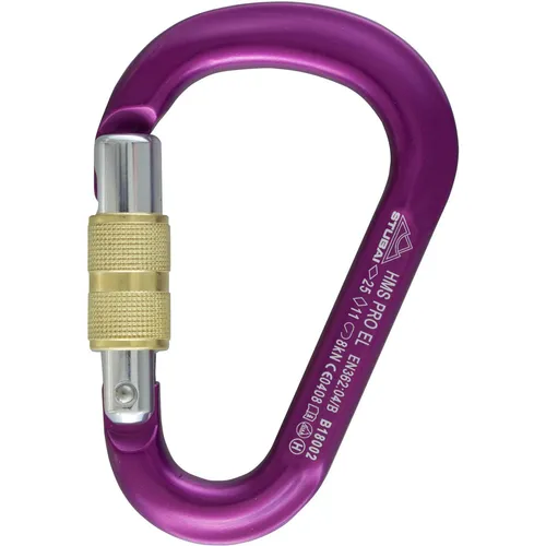 HMS Pro Easylock - Karabiner violett