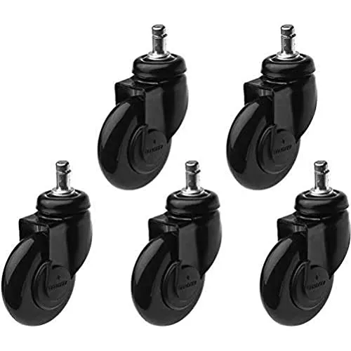 Efalock Clic Tec Rolle schwarz 5er für Hocker - Haarschneider-Zubehör mit innovativer Clictec-Technologie für sekundenschnelle Reinigung und hohen Rollkomfort. Ideal für Profis, die Wert auf Effizienz legen.