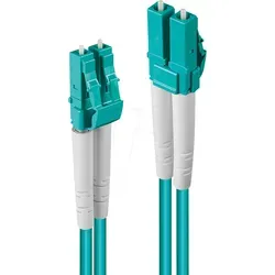 LINDY 46406 - LWL Duplexkabel LC/LC OM3 200m - LWL-Kabel für schnelle Datenverbindungen, ideal für Telekommunikation. Hohe Bandbreite, geringe Signalverluste dank Keramiksteckern und halogenfreiem 3mm Kabel.