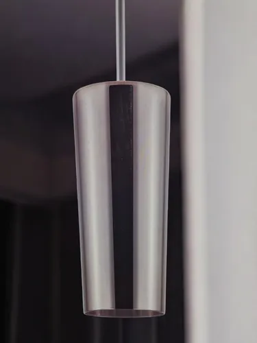 Pendelleuchte 1-flammig 110x71x10 cm in Nickel/Matt/Goldoptik