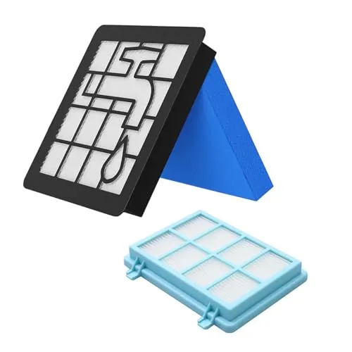 ARLI kompatibel mit Philips Hepa Filterset 3 teilig FC8010/01 FC9332/09 FC9328 FC9334 FC9349 FC9353 FC9556 FC9515 Hepafilter Staubsaugerfilter Zubehör - 1 Set