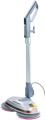 Sichler Haushaltsgeräte Bodenpoliermaschine FPM-700 - Poliermaschine für glatte Böden wie Fliesen und Parkett mit Sprüh-Funktion und LED-Beleuchtung für perfekte Reinigung und Pflege. Ergonomischer Teleskop-Griff für komfortable Handhabung.