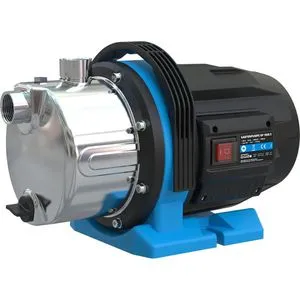 Güde Gartenpumpe GP 1045 E - 1000 W, 4500 l/h, max. Druck 4,5 bar - Wasserpumpen mit Edelstahlgehäuse und mechanischer Dichtung, ideal für effizientes Bewässern im Garten. Hohe Förderleistung und einfache Handhabung dank ergonomischem Design.