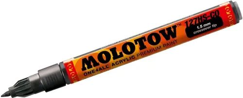 MOLOTOW Permanentmarker Permanentmarker One4All 127 HS-CO nachfüllbar 1,5mm metallic schwarz
