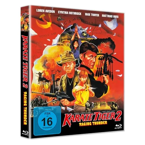 KARATE TIGER 2 - Raging Thunder - UNCUT - Scanavo Ed. [Blu-ray] - Die ungeschnittene Edition des Actionklassikers mit spektakulären Kampfszenen und packender Story. Ideal für Fans von Martial Arts und spannenden Filmen.