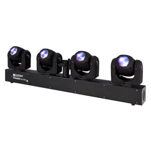 Cameo HydraBeam 4000 RGBW Lichtsystem - Licht-Effekte mit 4 individuell steuerbaren 32 W RGBW Quad-LEDs für eindrucksvolle Shows, inklusive 16 Programme und Klangsteuerung für dynamische Lichtinszenierungen.