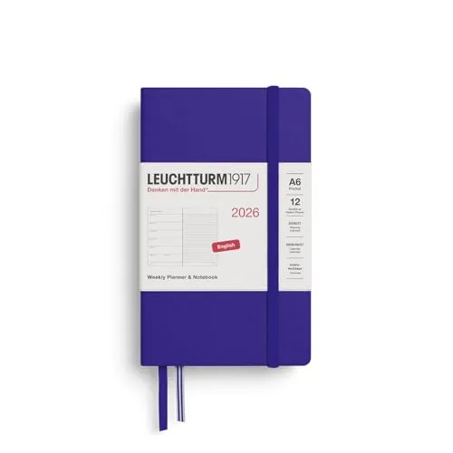 LEUCHTTURM1917 Wochenkalender & Notizbuch Pocket A6 2026