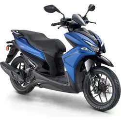 LuXXon Motorroller MaXXity 2 125, E5+, blau, 125 ccm, 85 km/h, Euro 5+, USB zum Laden externer Geräte (5V) - Blau