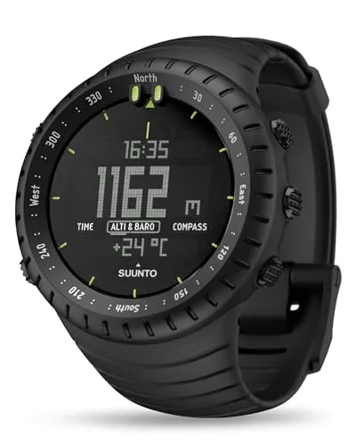 Suunto Core Outdoor-Uhr mit Höhenmesser, Barometer und Kompass – All Black