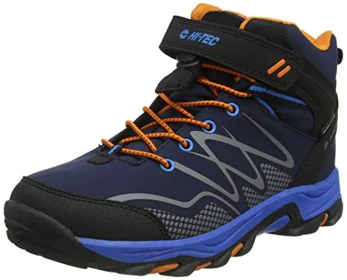 Hi-Tec Blackout Mid Stiefel, Navy, 37 EU - Wanderschuhe mit Softshell-Obermaterial für extremen Komfort und Dri-Tec wasserdichter Membran, ideal für trockene Füße bei jedem Wetter.