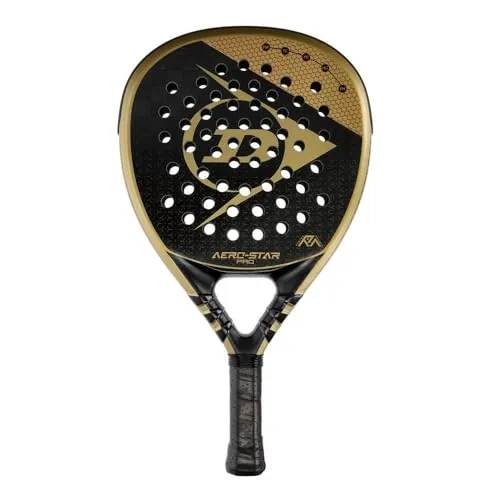 DUNLOP Aero-Star Pro Moyano - Tennisschläger mit Diamantdesign für überragende Leistung. Robuste 16K-Carbon-Konstruktion und EVA-Gummi sorgen für Schnelligkeit und Haltbarkeit. Bevorzugt von Profi Ramiro Moyano.